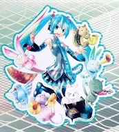 Hatsune Miku Room Deco Sticker "Happy KUJI Hatsune Miku 2016 SPRING ver." E Prize