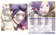 F. Kanesada great poet Celluloid & Original Kirameki Sticker Set (3-Pack) "TOUKEN RANBU HANAMARU"