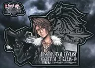 "Dissidia Final Fantasy NT×SQUARE ENIX CAFE" Sticker Skol Leonhart Character Cter