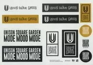 UNISON SQUARE GARDEN クリアステッカーシート 「CD MODE MOOD MODE」 タワーレコード購入特典