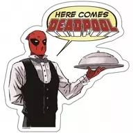 Dead Pool (B Pattern) Die Cut Sticker "MARVEL"