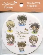 Edogawa Conan Allover Pattern Have Fun! Series Sticker "CASE CLOSED"