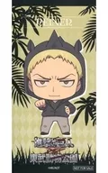 Reiner Braun Original Sticker "Attack on Titan x Tobu-dobutsu-koen" Goods Sales Purchase benefits