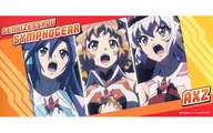 Hibiki & Tsubasa & Chris Pla Sticker "SENKIZESSHOU SYMPHOGEAR AXZ Character Pop Store" Mini Game Ultimate Galapon C Prize