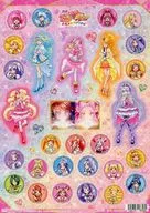 HUG! Pretty Cure Sticker A "Movie HUG! Pretty Cure Futari Pretty Cure All-Stars Memories" Theater Goods