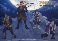 キービジュアル ステッカー 「ゴールデンカムイ トレジャーカフェ」 入場特典