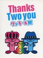 TAKKI&翅膀Thanks Two you標志貼紙Tackey X'mas Show 2018～with you and me～會場3種形態同時購入特典