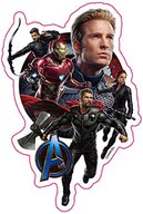 Die Cut Sticker B "Avengers: Endgame"