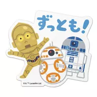 02 Droid Illustration by Mifune Takashi Diecut Sticker "Star Wars"