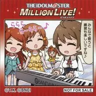 The practice is fun when everyone sings together ♪ The first part off shot sticker "THE IDOLM@STER MILLION LIVE! 6 thLIVE TOUR opening commemorative exhibition Memories of UNI-ON @ IR!" Memories of MTG in animate ONLY SHOP opening store Purchase benefits