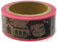 Tamako Kamamon "Devil's Blade Mauve Shopping Street -AmiAmi-Dori- in Akihabara -Kimetsu Modern- Trading Masking Tape"