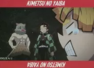 [A la Carte] Tanjiro Kamado & Agatsuma Zenitsu & Hashibira Inosuke sticker "Demon Slayer: Kimetsu no Yaiba ×Avail Ladies' T-shirt" accessory