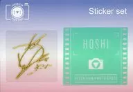 SET贴纸2张举办纪念商品