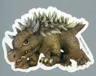 アンギラス BIGダイカットステッカー 「DMMスクラッチ! 怪獣人形劇 ゴジばん」 D-6賞