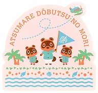 貉Chi&豆狸&粒狸Die Cut貼紙BNintendo TOKYO限定