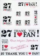 安室奈美恵 ステッカー(2枚セット) 「WE LOVE NAMIE ONLINE HANABI SHOW」 セブンネットショッピング限定