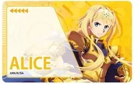 Alice IC card sticker "SWORD ART ONLINE Alicization War of Underworld"