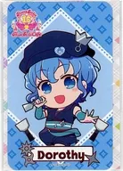 Dorothy West "10th anniversary of the Pretty Series × 4th installment of Prism Stone Cafe Ringmer Lee in PriPara Sticker that can be attached and removed (Mini Character illustration)"