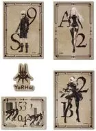 2B & 9S & A2 & Pods 042 / Pods 153 & Yolha Mark Sticker Set (5-Pack) 「 NieR : Automata (Nier Automata) 」