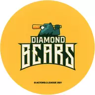 [単品] 特典ステッカー 「ACTORS☆LEAGUE 2021」 DIAMOND BEARS 応援グッズ5点セット同梱品