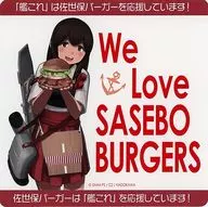 Akagi Sticker "Kantai Collection - KanColle - Sasebo Chinju-fu Meguri 2018" Sasebo Burger Limited Menu Order Privilege