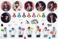 Kis-My-Ft2 sticker "CD BEST of Kis-My-Ft2 regular edition" Purchase benefits