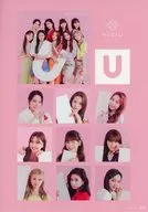 NiziU オリジナルA5ステッカー 「CD U WithU盤」 FC会員予約購入者限定抽選会参加賞