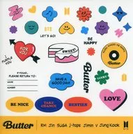BTS(防彈少年團)GRAPHIC STICKER Cream Ver."CD Butter Cream Ver."封入特典