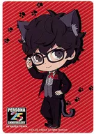 Main character (Persona 5 / Mini Character) sticker "Persona 25 th Anniversary in Namja town" mini game Persona summon Roulette C award