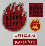 櫻坂46貼紙SET(5張SET)"櫻坂46『3 rd Single BACKS LIVE！』"