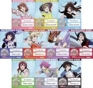 [Single Item] Back stage pass style sticker (10-pack set) "Love Live! Nijigasaki Gakuen School idol Dokokai 3rd Live! School Idol Festival ~ Yume no Hajime ~ Blu-ray Memorial BOX Full Production Limited" Animate gift