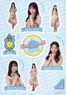 齊藤京子＆富田鈴花＆森本茉莉 A5オリジナルステッカー 「日向坂46×ローソン キャンペーン」 対象商品購入特典