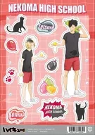 Kuroo Tetsuro & 孤爪 Grinding Clear Sticker "High Cue! TO THE TOP"