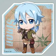 Shinon Die Cut Sticker Quest Series Deformed "SWORD ART ONLINE"