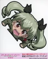 アンチョビ のぞきみステッカー 「ガールズ＆パンツァー 最終章」