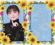 Wakana Matsumoto collection sticker 2 pack set "モバガチャ Hello! Project official online gacha 2022 Summer ～ HIMAWAI ver. ～" normal prize