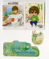 Makoto Tachibana BIRTHDAY ★ DECORATION Smartphone Decoration Sticker Set "Free! Series Birthday Presents"