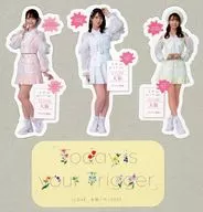 佐々木舞香/髙松瞳/瀧脇笙古 ご当地ステッカーセット(大阪/3枚組) 「イコールラブ(=LOVE)全国ツアー2023『Today is your Trigger』」 大阪会場限定