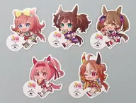 Collection Sticker (5 Sheets) "Uma Musume Pretty Derby × Jack-in-the-Donut" Collaboration Donut Box [Dirt] Order Special