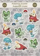 Nyaoha & ホゲータ & クワッス sticker "Switch Soft Pokémon Scarlet Violet" Lawson Purchase benefits