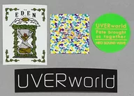 UVERworld貼紙(4張SET)"官方歌迷俱樂部Neo SOUND WAVE>會員特典