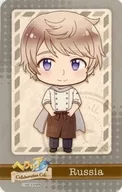 ロシア 「ヘタリア World★Stars Collaboration Cafe×SWEETS PARADISE ミニキャラ貼ってはがせるカードステッカー」