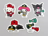Flake Seal 5-Pack Set "ACTORS ☆ LEAGUE in Baseball 2023 x Sanrio Character Connectors"