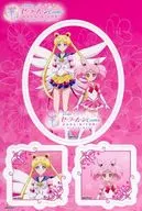 01. Eternal Sailor Moon & Eternal Sailor Chibi Moon PETANT Seal "Pretty Guardian Sailor Moon Cosmos×HANA BIYORI - Blooming Flowers and Warriors -"