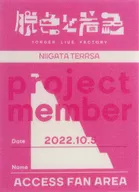 7 ORDER Tour Pass风贴纸(新泻TEL SA)"7 ORDER LIVE FACTORY～脱色和着色～"新泻TEL SA会场限定