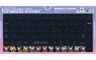 Collection (Lyrical Survivor Ver.) keyboard sticker "Magical Girl Lyrical NANOHA Lyrical ☆ Store 2022 ~ Lyrical Survivor ~"