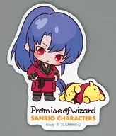 オズ＆ポムポムプリン 「魔法使いの約束×サンリオキャラクターズ トレーディングミニキャラダイカットステッカー Twinkle Night」