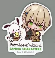 ルチル＆ポチャッコ 「魔法使いの約束×サンリオキャラクターズ トレーディングミニキャラダイカットステッカー Twinkle Night」