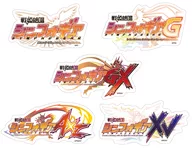 5-Type Set "SENKIZESSHOU SYMPHOGEAR Trading Logo Sticker"