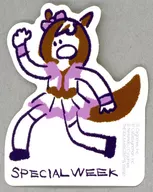 Special Week Sticker "Umamusume Pretty Derby" Cygames exposição Artworks Goods